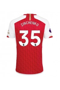 Arsenal Oleksandr Zinchenko #35 Jalkapallovaatteet Kotipaita 2023-24 Lyhythihainen